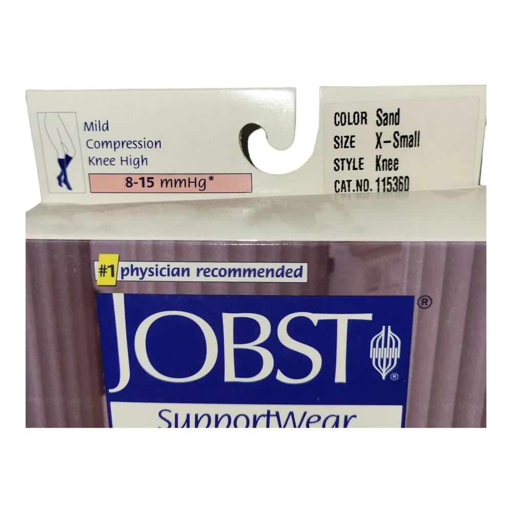 Jobst SupportWear Women's Trouser‎ Knee High Socks 8-15mmHg Sand X-Small